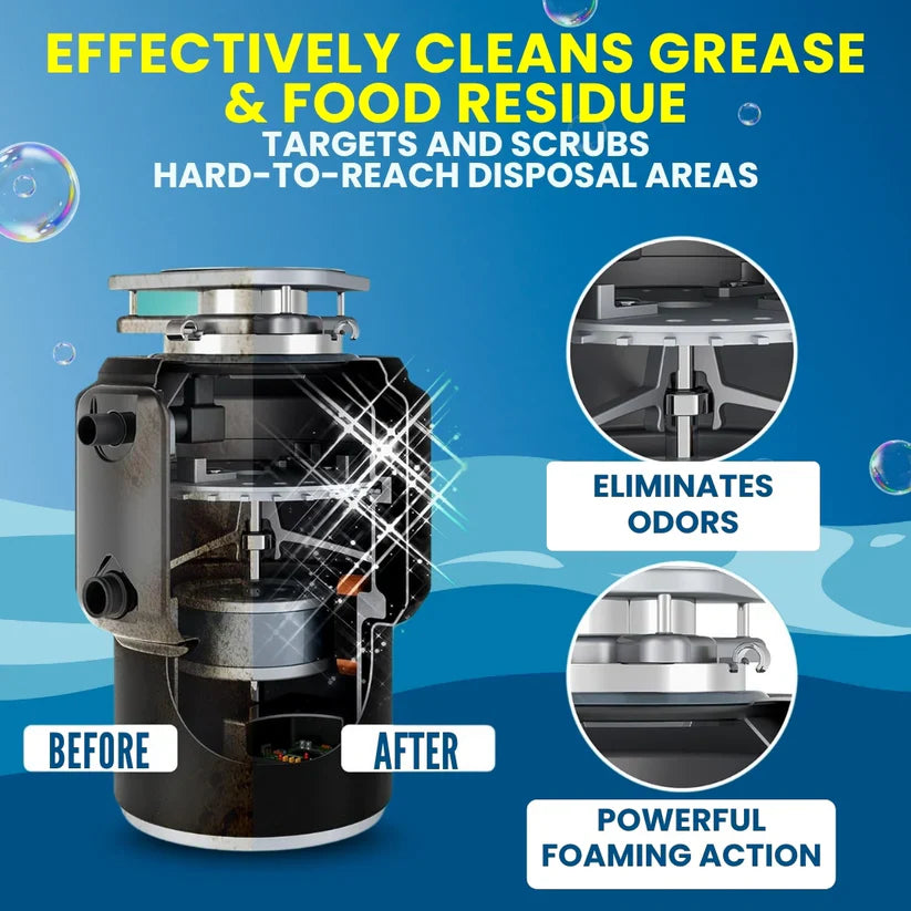 Lemon Blast Yellow Bubble Tablets - Odor Eliminator + Blockage Remover (Buy 12 Get 12 FREE) (Copy)