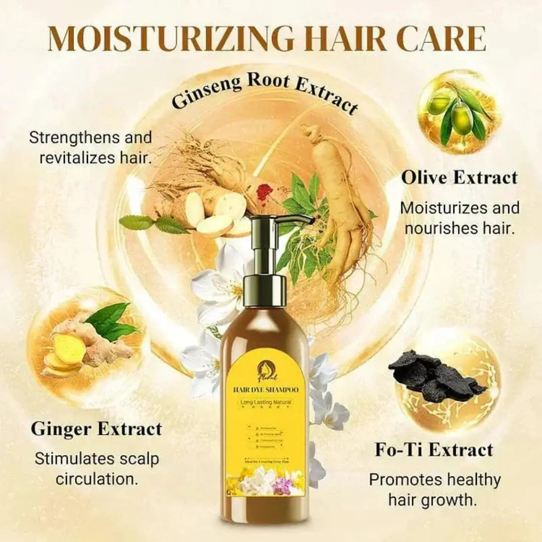 Japanese Long Lasting Natural Hair Dye Shampoo (Buy 1 Get 1 FREE)